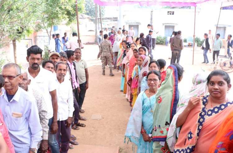 CG ब्रेकिंग : भानुप्रतापपुर उप निर्वाचन के लिए मतदान शांतिपूर्ण ढंग से संपन्न...अन-अंतिम आंकड़ों के मुताबिक 71.74 प्रतिशत मतदान,जानिए कब आएँगे नतीजे....