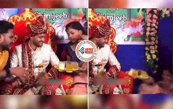 Jija Sali Ka Video: जीजा को मिर्ची वाला पानी पिलाने आई थी साली, हुआ ऐसा हश्र की हंसते-हंसते बेहाल हुआ दूल्हा, VIDEO देख लोग बोले- गजब बेइज्जती...