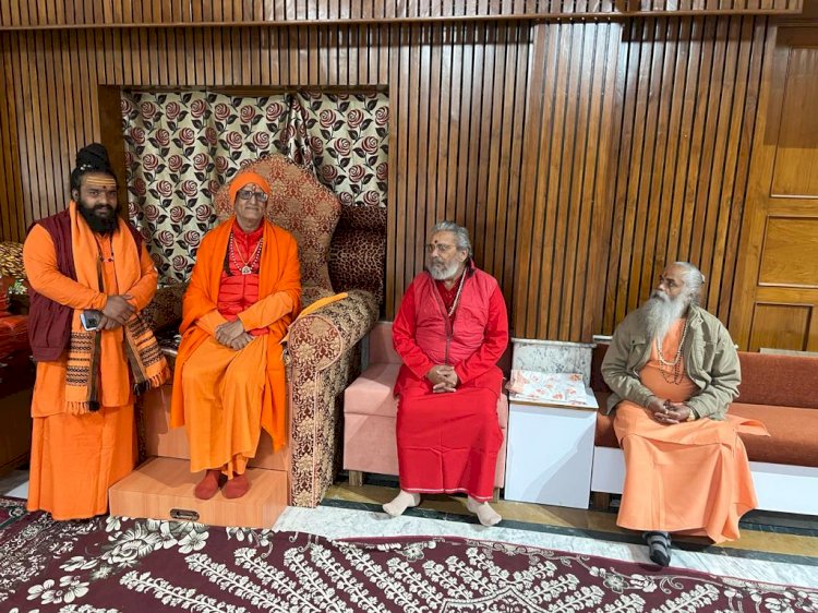 हरि शेवा उदासीन आश्रम में पहुंची 180 महानिर्वाणी संतों की जमात