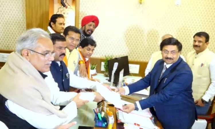 CG ब्रेकिंग: संतराम नेताम छत्तीसगढ़ विधानसभा के नए उपाध्यक्ष... निर्विरोध चुने गए.......
