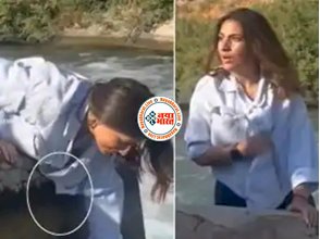 Ladki Ka Video: नदी में मुंह धो रही थी लड़की, जिंदगी में जो हुआ उसे कभी नहीं भूल पाएगी लड़की -देखें ये फनी वायरल वीडियो....