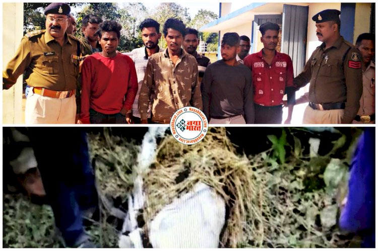 CG में 200 रूपए के लिए दोस्त की हत्याः 7 दोस्तों ने सीने में घोंपा खंजर... फिर काट दिया गला... युवक की हत्या करके जमीन में गाड़ दिया शव....