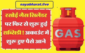 LPG Subsidy: रसोई गैस सिलेंडर पर फिर शुरू हुई सब्सिडी! खाते में आने लगे हैं पैसे, ऐसे करें चेक....