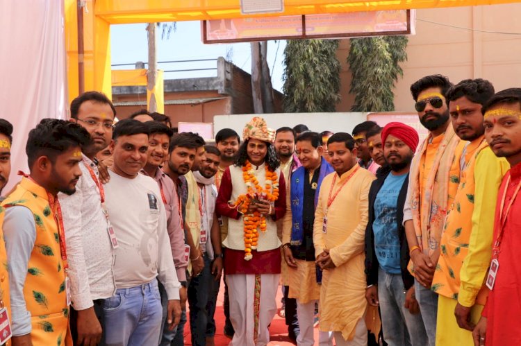श्रीमद भागवत से जीवन में भक्ति,ज्ञान एवं वैराग्य के भाव उत्पन्न होते हैं : पंडित हिमांशु कृष्ण