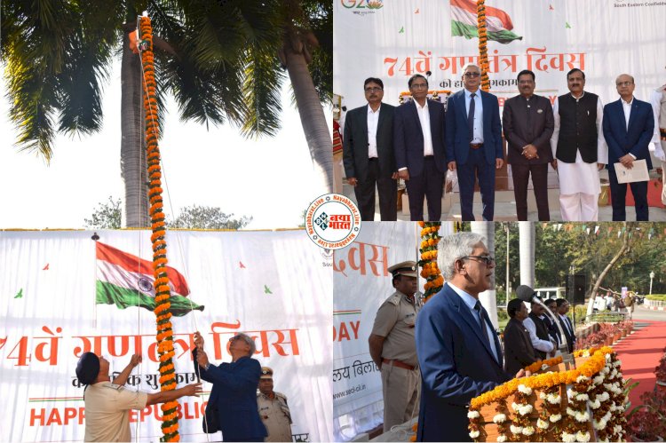 SECL में मनाया गया गणतंत्र दिवस: CMD डा. प्रेम सागर मिश्रा ने फहराया राष्ट्रीय ध्वज.....