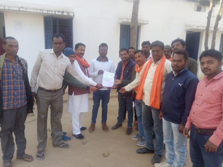 खोपा देवधाम मे सुरक्षा की मांग को लेकर भाजपा ने सौपा ज्ञापन ..