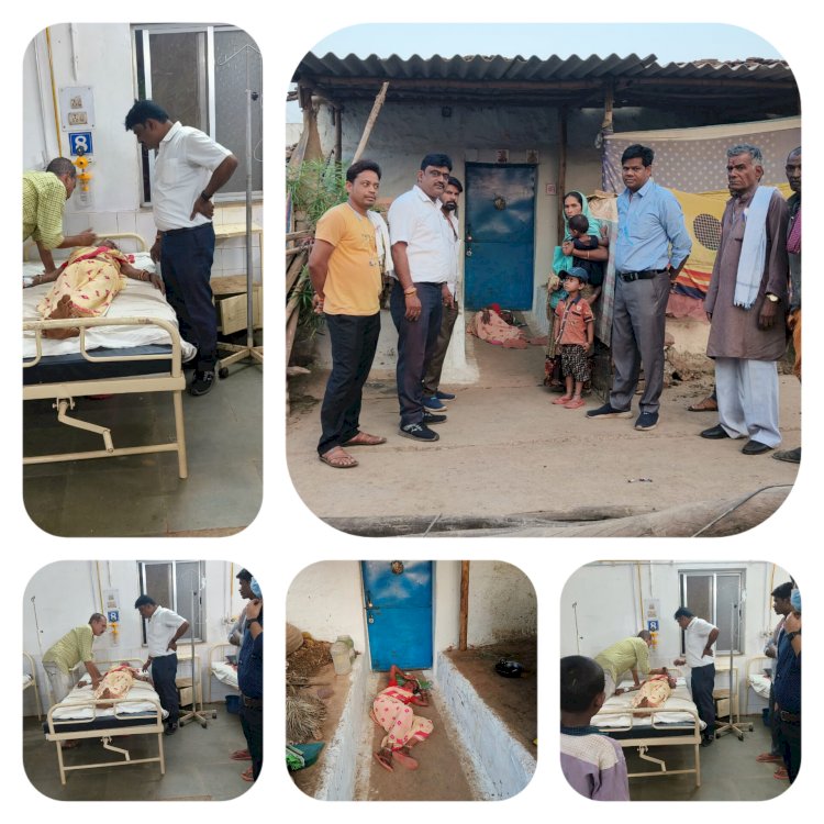 CG:बेरला नगर पंचायत अध्यक्ष, उपाध्यक्ष ने दिये मानवता का परिचय...70 वर्षीय बुजुर्ग महिला को हॉस्पिटल पहुंचा कर इलाज करवाये..पुलिस का नही मिला सहयोग