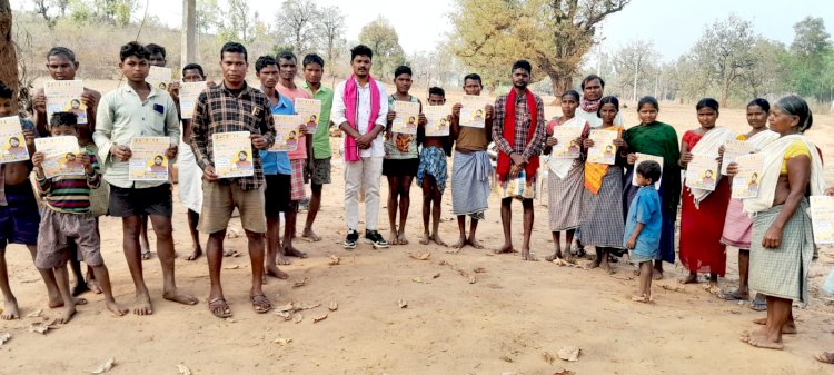 मुक्तिमोर्चा व जोगी पार्टी युवा भरत कश्यप के नेतृत्व में गाँव चलों समस्या सूनो अभियान पहुंचा