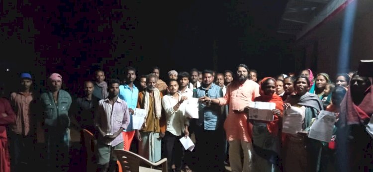 जनता कांग्रेस जे एवं मुक्तिमोर्चा का जन चौपाल पहुंचा नगरनार मंडल,नवनीत ने कहा जिम्मेदार लोगों को कुम्भकर्णी नींद से जागना होगा - अजय बघेल