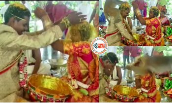 Shocking Viral Video: शादी की रस्में निभा रहे थे दूल्हा-दुल्हन, अचानक आ गया बंदर और फिर- देखें वीडियो...