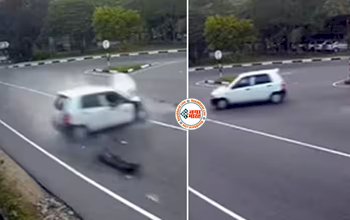 Invisible Object Hit The Car : सड़क पर आराम से जा रही थी कार, तभी कुछ अदृश्य चीज ऐसे टकराई, कि कार के पुर्जे निकल गए- देखें वीडियो...