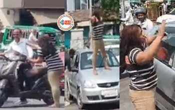 Girl Created Ruckus : भीड़भाड़ रोड पर नशे में धुत होकर आ पहुंची लड़की, करने लगी ऐसी हरकत, नज़ारा देख लोगों के उड़े होश- देखें वीडियो...