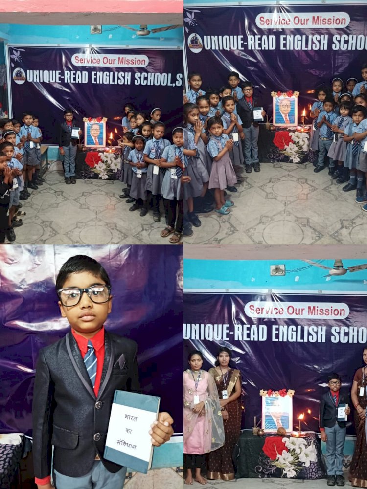 यूनिक रीड इंग्लिश मीडियम स्कूल सेमरा में बाबा साहब डॉ. भीमराव अंबेडकर की जयंती हर्षोल्लास के साथ मनाया गया...