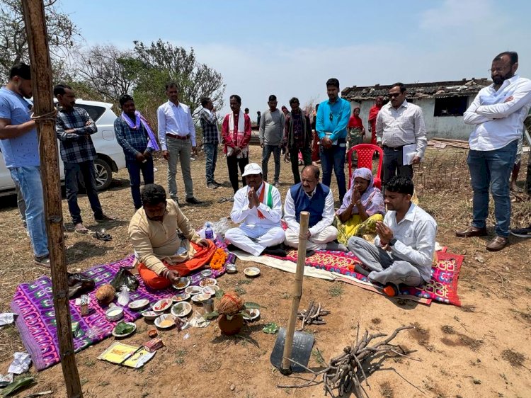 विधायक ने मलगंवा 67 लाख बुलगा में 165 लाख का निर्माण कार्यों का किया भूमिपूजन
