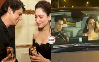 Bollywood Gossips : Tamannaah Bhatia और Vijay Varma एक दुसरे को कर रहे है डेट! एक साथ कार में आये नज़र- यहाँ देखें वीडियो...