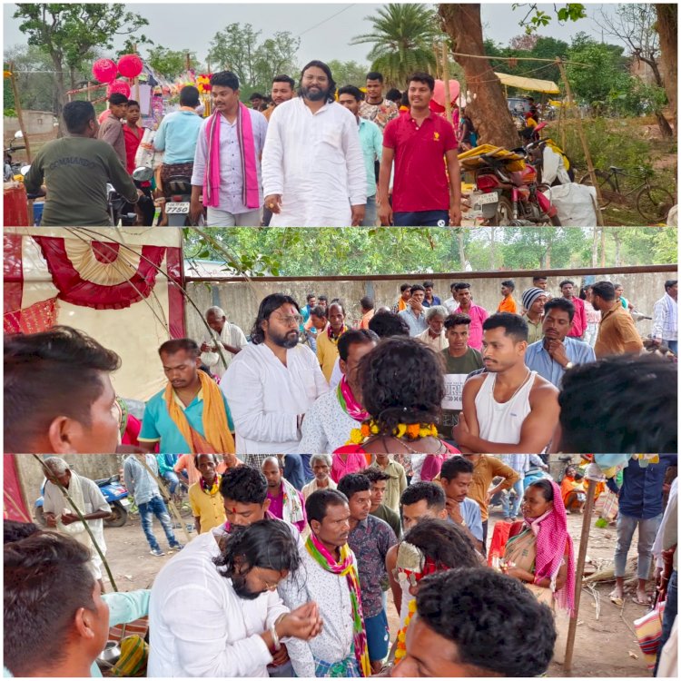 नानगूर मंडल के गांव जमावड़ा 1एवं धनियालूर पहुंचे नवनीत , लगा जनचौपल मड़ई मेला पहुंच लिया आशीर्वाद