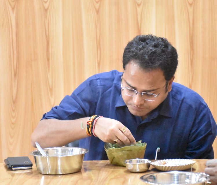 कलेक्टर श्री ऋतुराज रघुवंशी ने की 01 मई को बोरे बासी खाने की अपील.....