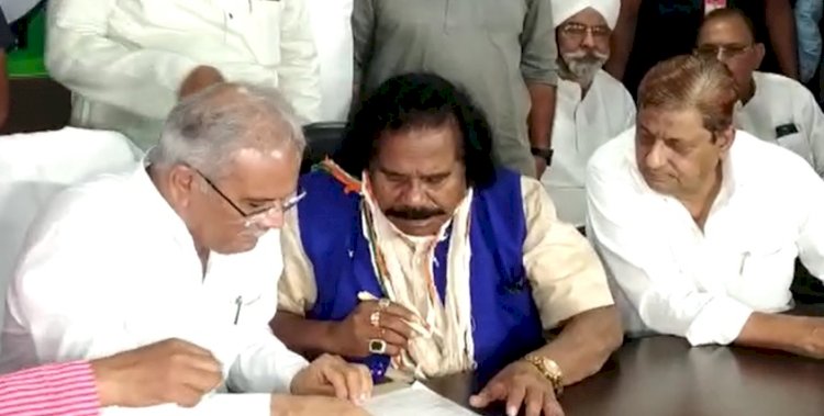 CG BREAKING NEWS : नंदकुमार साय हुए कांग्रेस में शामिल