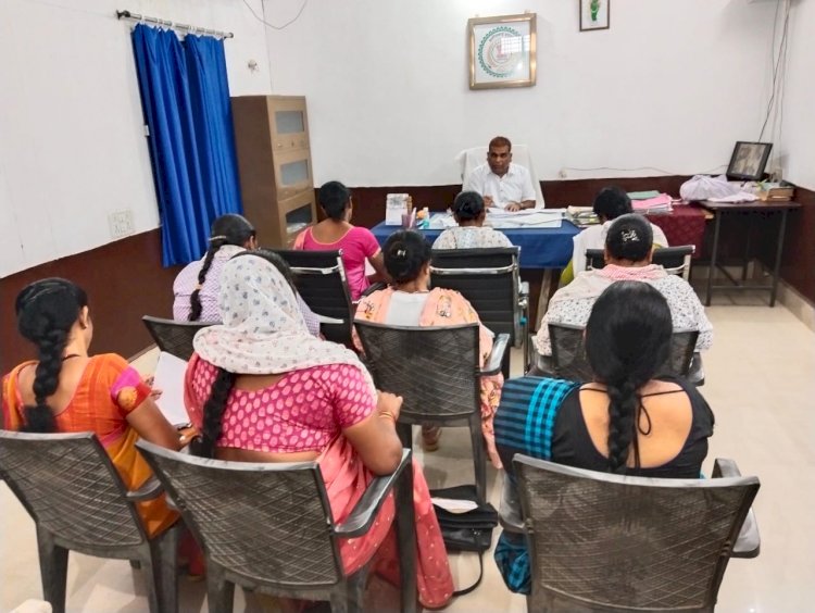 वाड्रफनगर एसडीएम शशि चौधरी ने की मुख्यमंत्री सुपोषण अभियान की समीक्षा