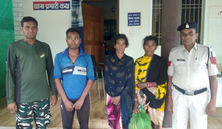 अपने ही पति का गला दबाकर हत्या कर, परिजनों के साथ मिलकर शव को फांसी के फंदे पर लटका कर पुलिस को गुमराह कर रहे थे आरोपी ।