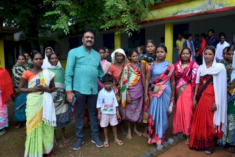 जगदलपुर : विधायक जैन ने तीन पंचायतों को दिया टैंकर