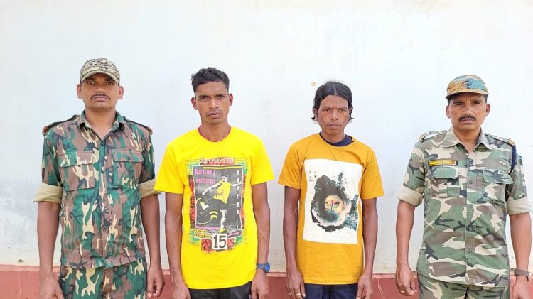 CG BREAKING NEWS : नारायणपुर पुलिस द्वारा नक्सल कैम्प किया गया ध्वस्त... दैनिक उपयोगी एवं आईईडी के स्प्लिंटर बरामद... नक्सल गतिविधियों में शामिल 02 माओवादियों को पकड़ा गया... रोड काटकर मार्ग अवरूद्ध करने वाले वारदात में थे शामिल... दोनों माओवादी नेलनार एरिया कमेटी अन्तर्गत जनमिलिशिया सदस्य... डी.आर.जी., छ.स.बल एवं आईटीबीपी की संयुक्त कार्यवाही...
