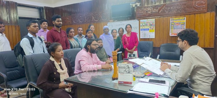 कांग्रेसी विधायक कर रहे बेरोजगारों का शोषण तो दशकों बाद भी राम मंदिर पारा वासियों को पट्टा नहीं ... क्या किया भाजपाई विधायक ने - नवनीत चांद