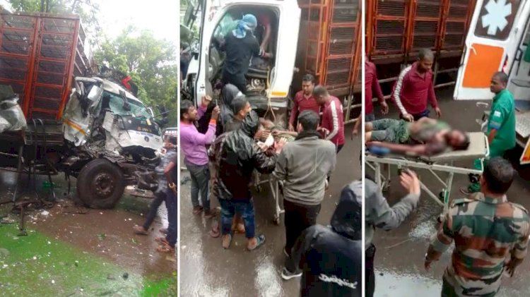 CG Accident Breaking : यात्री बस और मेटाडोर के बीच हुई जबरदस्त टक्कर, केबिन काटकर ड्राइवर को निकाला बाहर, कई यात्री घायल…