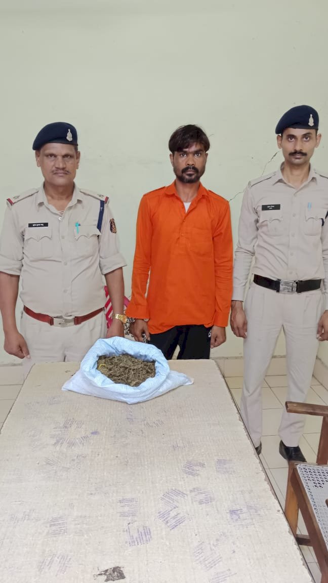 RAIPUR CRIME NEWS : पुलिस का नशे के विरूद्ध व्यापक जन जागरूकता अभियान ‘‘हैलो जिंदगी’’ के दौरान गांजा के साथ दो आरोपी गिरफ्तार
