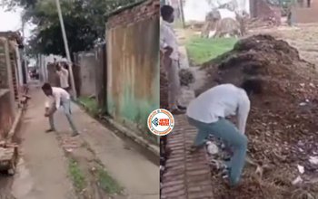 Monkey's Viral-News: बन्दर को डंडे से उछाल-उछालकर पीटने लगा शख्स, फिर बाद में...- देखें वीडियो...