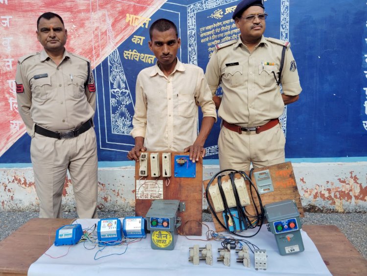 CG:थाना साजा पुलिस की बडी कार्यवाही ...चोरी के आरोपी को महज 03 घण्टे में पकडकर भेजा जेल ...टीआई मुकेश यादव.की नेतृत्व में किया जा रहा है लगातार कार्यवाही