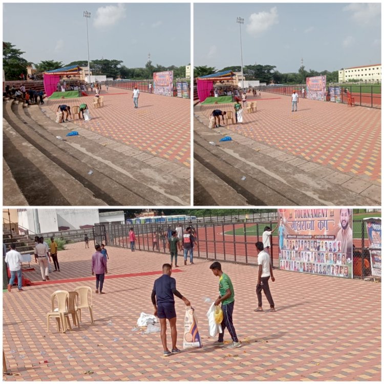 प्रियदर्शनीय इंदिरा स्टेडियम अव्यवस्था को लेकर अनुसूचित जाति प्रकोष्ठ कांग्रेस के जिला महामंत्री सुभाष मेश्राम ने जताई नाराजगी...