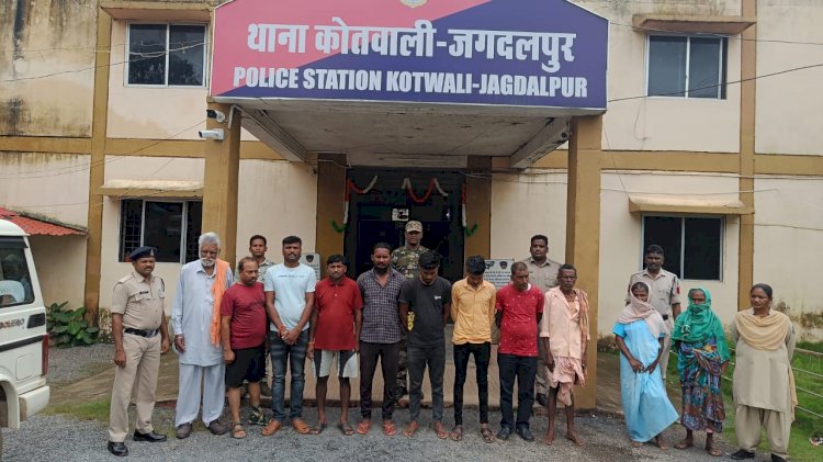 बस्तर पुलिस द्वारा वारंटियो की धड़पकड़ लगातार  जारी... विगत बहुत दिनों से लगातर फरार थे वारंटी...
