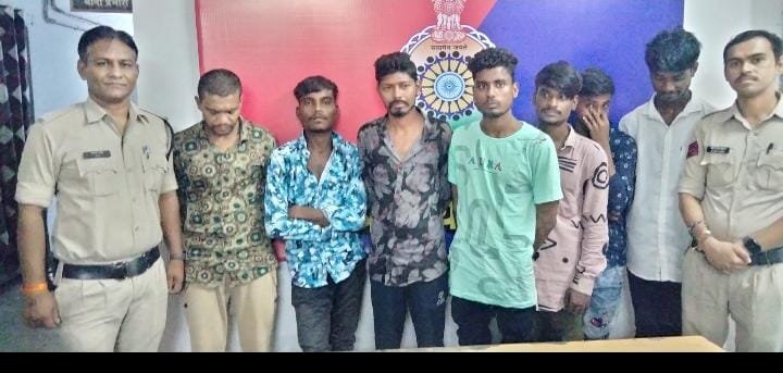 CG थाना कोतवाली पुलिस राजनांदगांव की कार्यवाही... 07 लोगो के खिलाफ प्रतिबंधात्मक धारा 151/107, 116 (3) जा0फौ0 के तहत गिरफ्तार कर जेल भेजा गया...