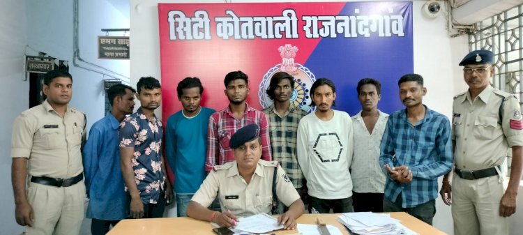 CG थाना कोतवाली पुलिस राजनांदगांव द्वारा असमाजिक तत्वों के खिलाफ लगातार कार्यवाही जारी... 02 आदतन आरोपियों के कब्जे से 02 नग लोहे का धारदार चाकू जप्त कर धारा 25, 27 आर्म्स एक्ट के तहत गिरफ्तार कर न्यायिक रिमांड पर भेजा गया जेल...