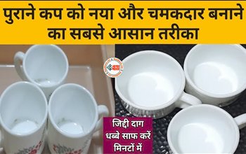 Cleaning Hacks: कप में जमा जिद्दी दाग होगा अब मिनटों में दूर, इन टिप्स को करें फॉलो, नए जैसा हो जाएगा आपका Mug, देखे तरीका...