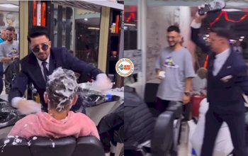 Barber Viral News : कभी नहीं देखा होगा ऐसा बार्बर! एक को मारा थप्पड़ तो दुसरे को चप्पल से पीटा- देखें विडियो...