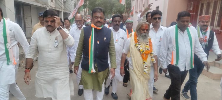 CG रायपुर पहुंचते ही रेखचंद जैन प्रचार में कूदे...
