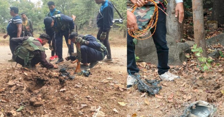 CG Naxalite ब्रेकिंग : टला बड़ा हादसा! एक बार फिर नक्सलियों की साजिश नाकाम, जवानों ने 5 किलो IED बम किया बरामद.....