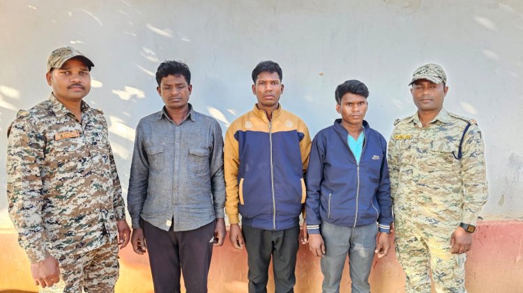 CG Naxalite Attack : पेरमापाल बाहकेर के जंगल में आईईडी विस्फोट की घटना में शामिल चार माओवादियों पर नारायणपुर पुलिस की कार्यवाही...