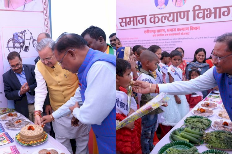 ...जब CM साय खुद बने बच्चे, केक देखकर पूछा, किसका जन्मदिन है, बच्चों का जवाब सुनकर खुद काटा केक.....