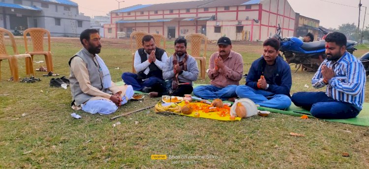 CG:बेमेतरा में 3फरवरी को होने जा रहा है भव्य व्यापार मेला आयोजन...जिसका विधिवत भूमिपूजन....संस्था के सदस्य हुए शामिल...कृषि उपज मंडी प्रांगण में
