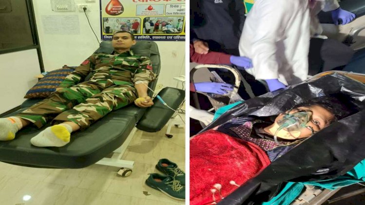 CG- पुलिस ने पेश की मानवता की मिसाल : घायल महिला नक्सली को खून देकर दिया जीवन दान, मुठभेड़ में महिला नक्सली के गर्दन के आर-पार हुई गोली.....