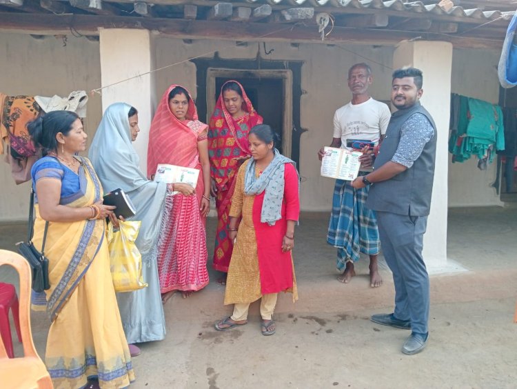 आदिवासी क्षेत्र उदयपुर में देश के यशश्वि प्रधानमंत्री श्री नरेंद्र मोदी जी का गांव चलो घर चलो अभियान जोर शोर से चल रहा हैं।