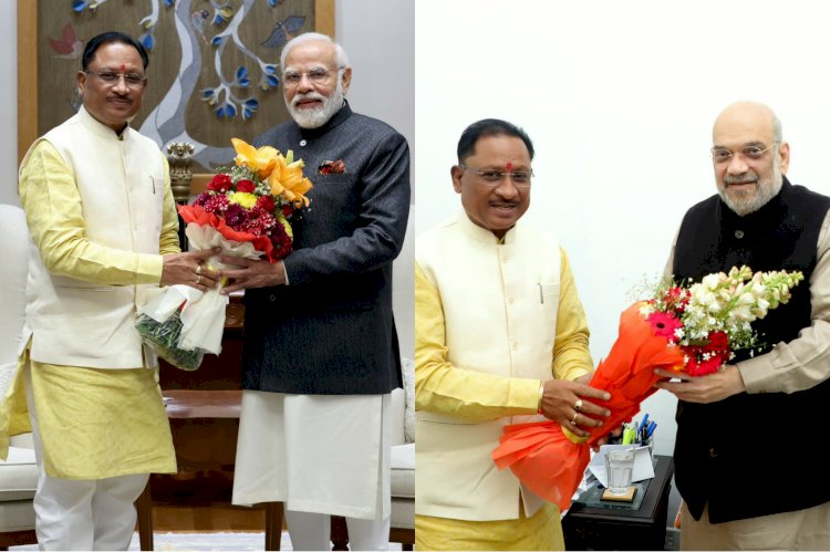 PM मोदी और गृहमंत्री अमित शाह सहित दिग्गज नेताओं ने दी CM साय को जन्मदिन की बधाई... प्रधानमंत्री ने लिखा- छत्तीसगढ़ की जनता की आकांक्षाओं को पूरा करने के लिए ओजस्वी मुख्यमंत्री कर रहे उत्कृष्ट कार्य.....