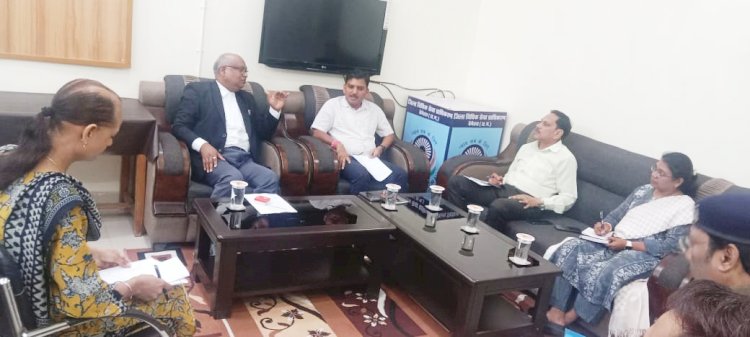 CG:हिट एंड रन स्कीम एवं जिला जेल के इंफ्रास्ट्रक्चर विस्तारण के संबंध में जिला न्यायाधीश ने लिए बैठक
