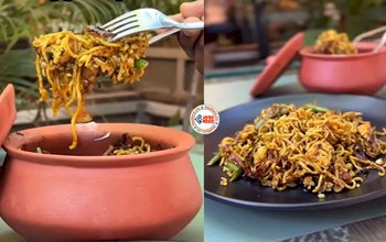Maggi Biryani : मार्केट में आई मैगी बिरयानी, नज़ारा देख लोगों का खिसका पारा, बोले इससे अच्छा तो, देखे विडियो...