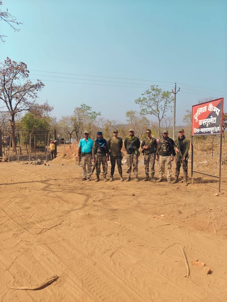 CG - नारायणपुर पुलिस एवं आईटीबीपी 53 वीं वाहिनी के द्वारा नक्सल प्रभावित क्षेत्र, ग्राम कस्तुरमेटा में नवीन कैम्प खोला गया...
