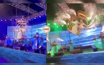 Bride and Groom Viral News : झूले पर दूल्हा-दुल्हन मार रहे थे एंट्री, तभी टूटी झूले की रस्सी, फिर जो हुआ, दंग रह जायेंगे आप, देखें विडियो...