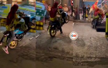 Stunt Viral News : बीच सड़क पर खतरनाक स्टंट दिखा रही थी दीदी, तभी हुआ कुछ ऐसा कि, पड़ गये लेने के देने, देखें विडियो...